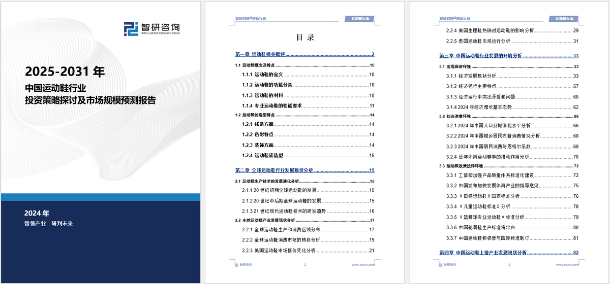 资前景研究报告（2025-2031年）球王会平台中国运动鞋行业发展现状及投(图5)